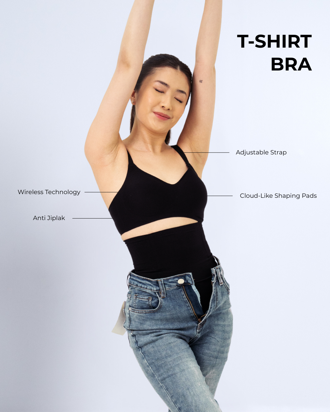 Hershape | Bra T-Shirt [Bundle - 3 PCS]