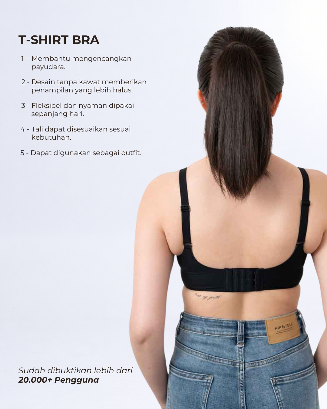 Hershape | Bra T-Shirt [Bundle - 3 PCS]