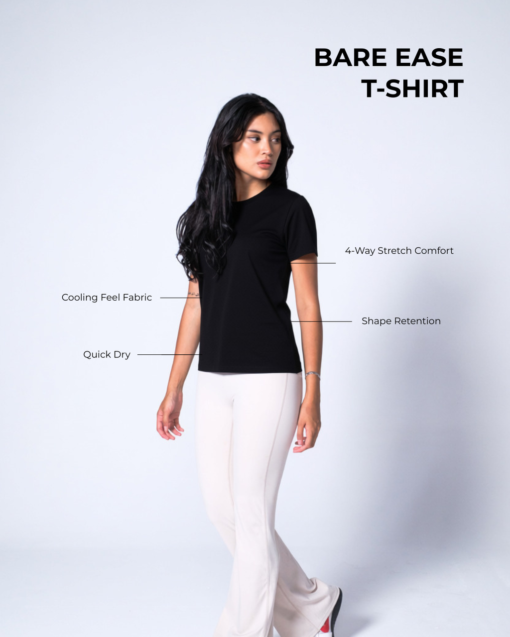 Bare Ease T-Shirt Hershape