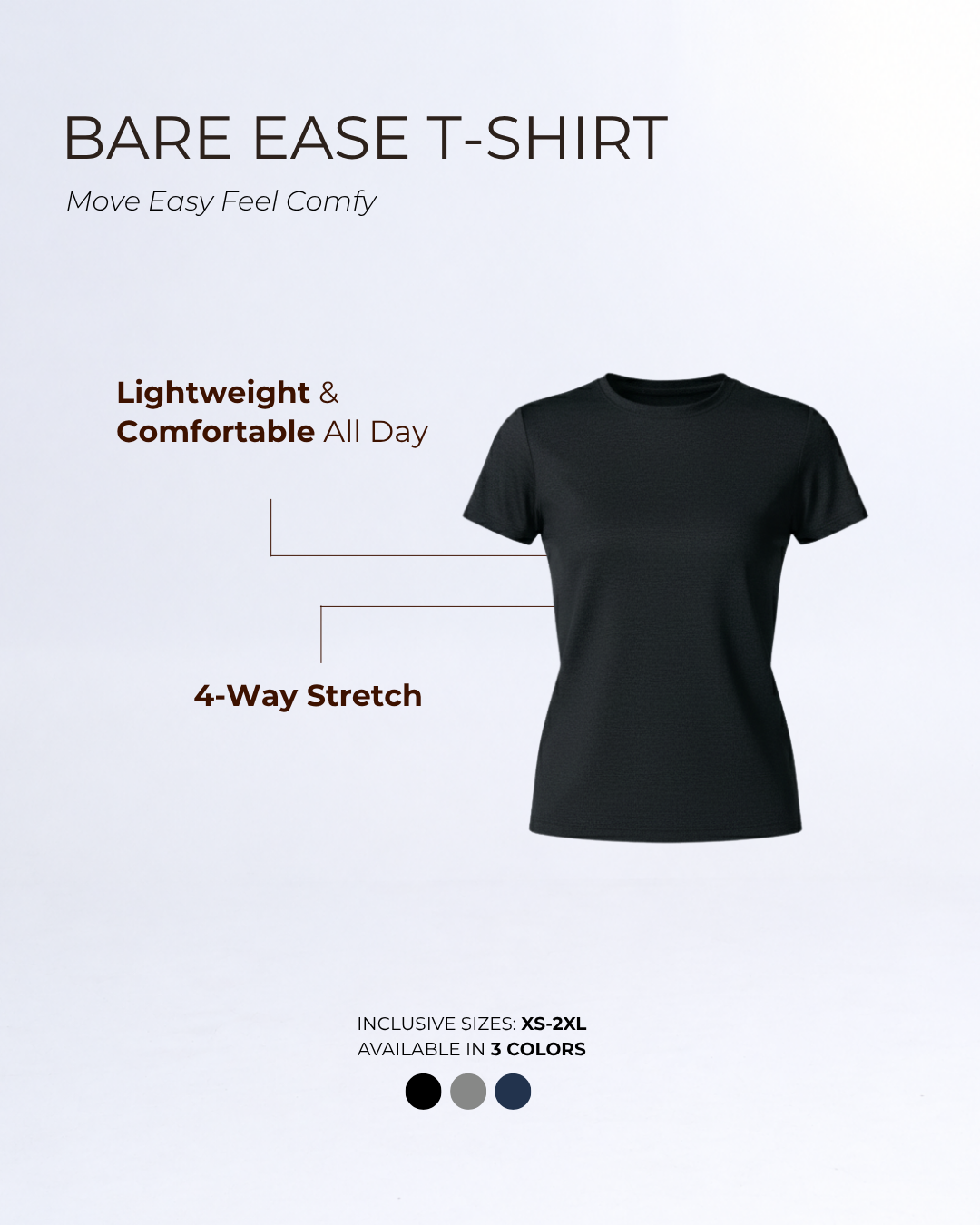 Bare Ease T-Shirt Hershape