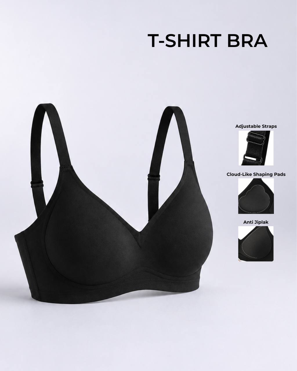 Hershape | Seamless Support T-Shirt Bra