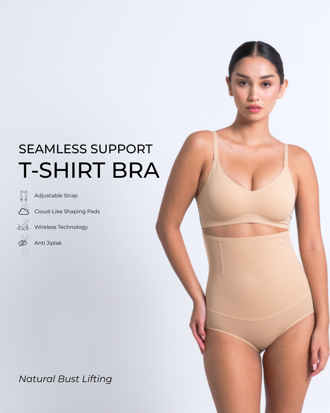 Hershape | Seamless Support T-Shirt Bra